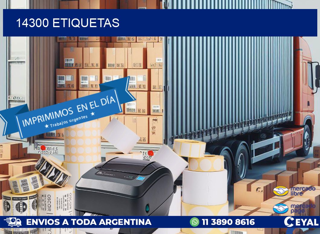14300 ETIQUETAS