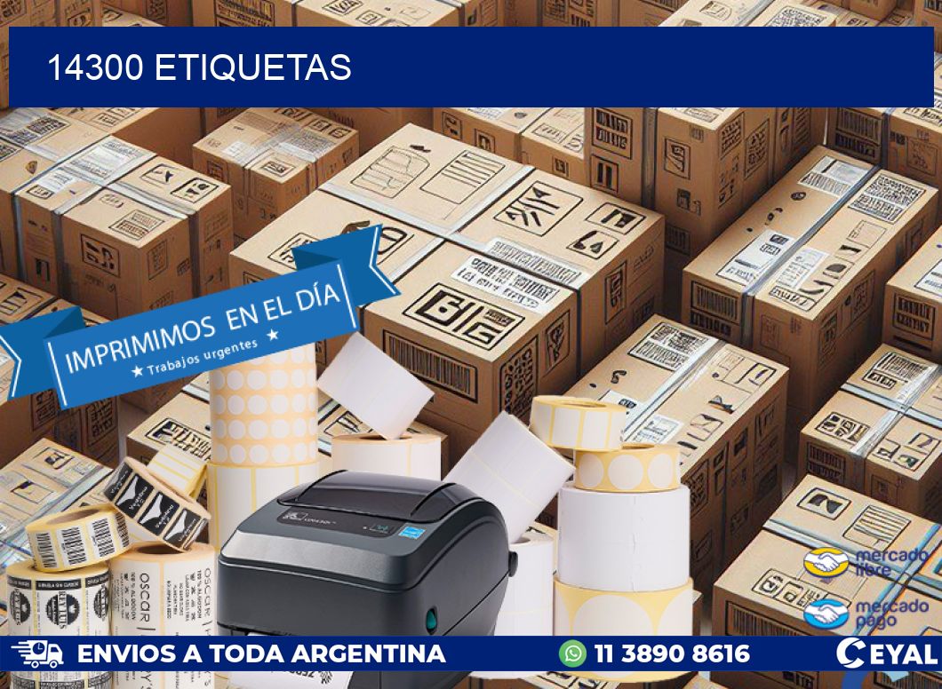 14300 ETIQUETAS