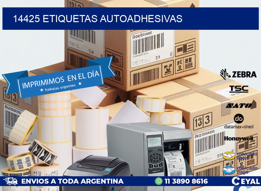 14425 ETIQUETAS AUTOADHESIVAS