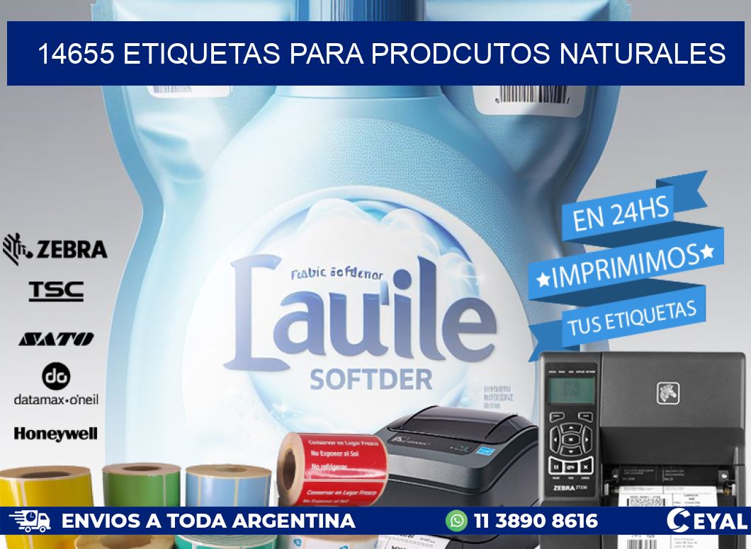 14655 ETIQUETAS PARA PRODCUTOS NATURALES