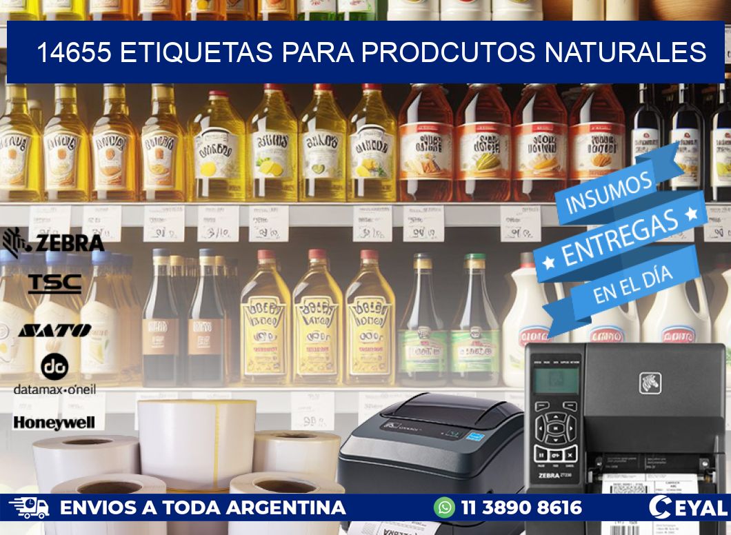 14655 ETIQUETAS PARA PRODCUTOS NATURALES