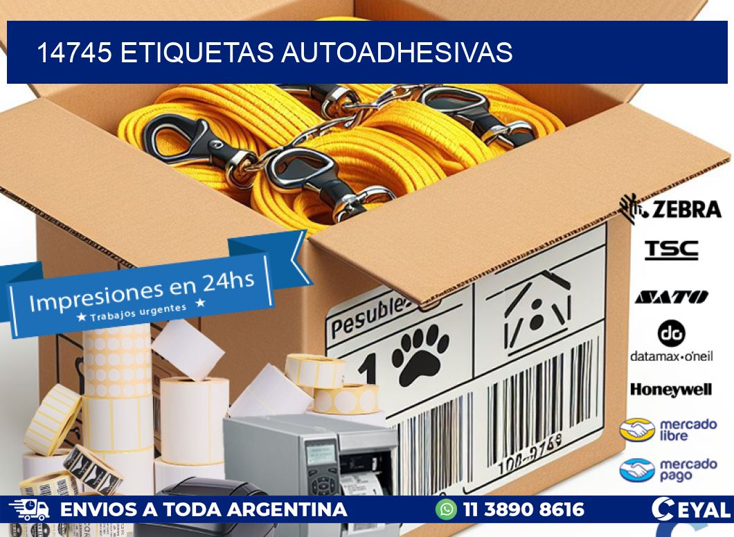 14745 ETIQUETAS AUTOADHESIVAS