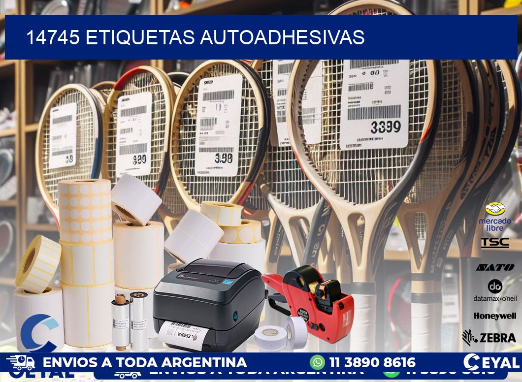 14745 ETIQUETAS AUTOADHESIVAS