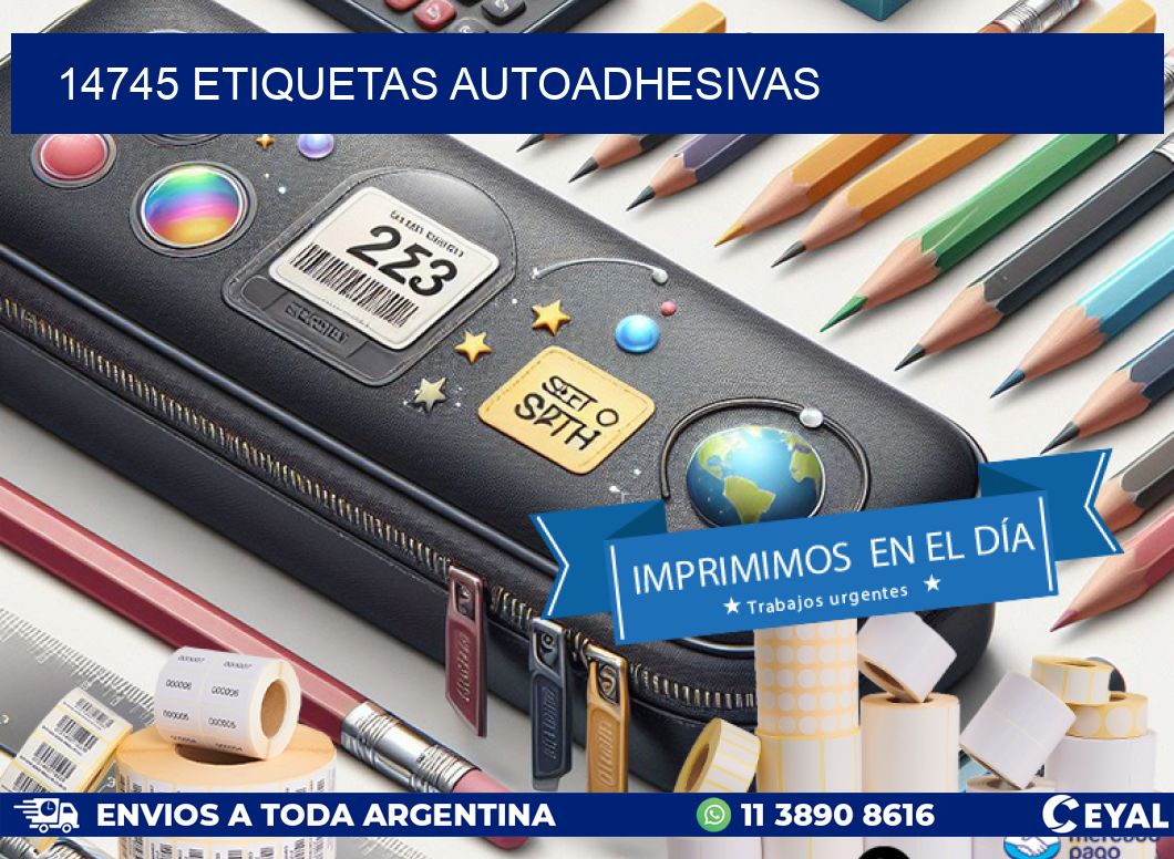 14745 ETIQUETAS AUTOADHESIVAS
