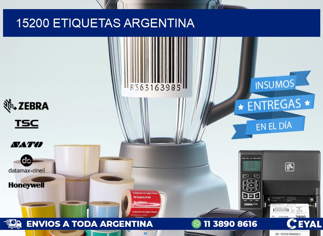 15200 ETIQUETAS ARGENTINA