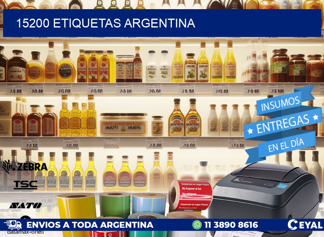 15200 ETIQUETAS ARGENTINA