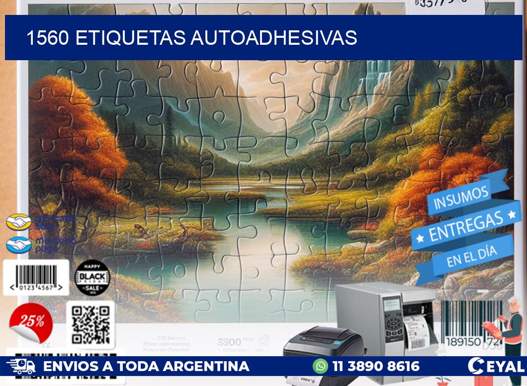 1560 ETIQUETAS AUTOADHESIVAS
