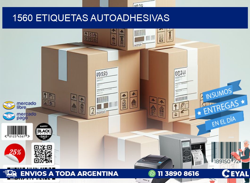 1560 ETIQUETAS AUTOADHESIVAS