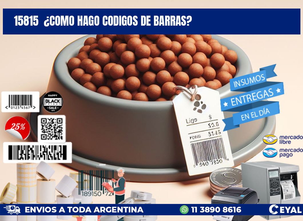 15815  ¿COMO HAGO CODIGOS DE BARRAS?