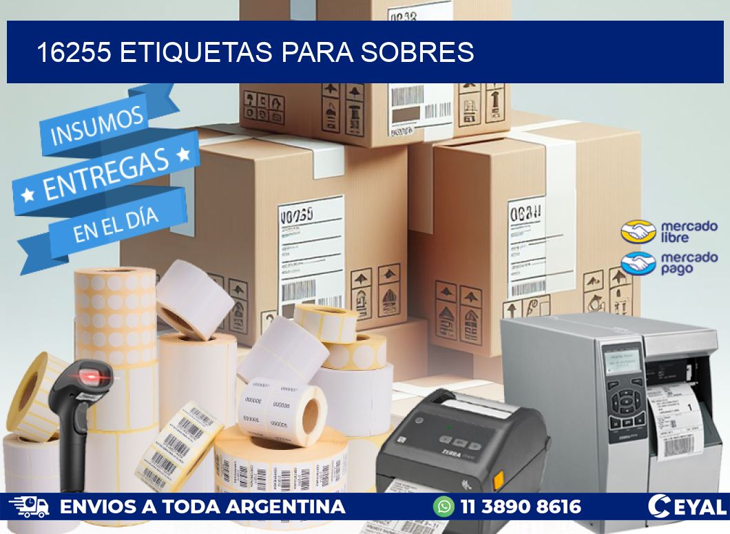16255 ETIQUETAS PARA SOBRES