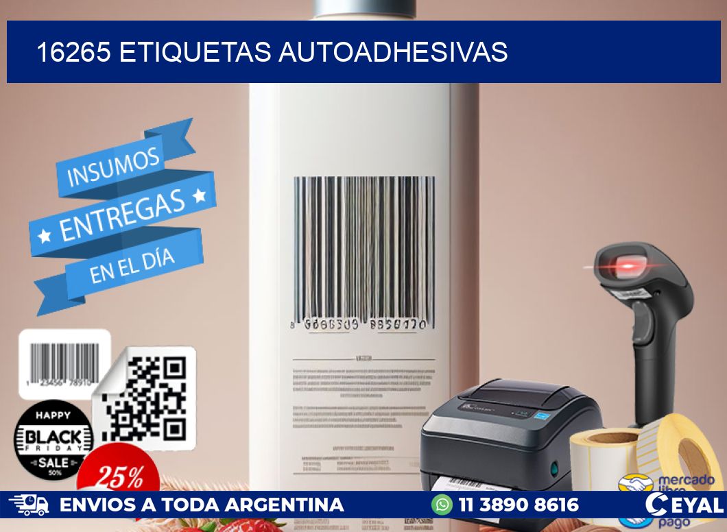 16265 ETIQUETAS AUTOADHESIVAS