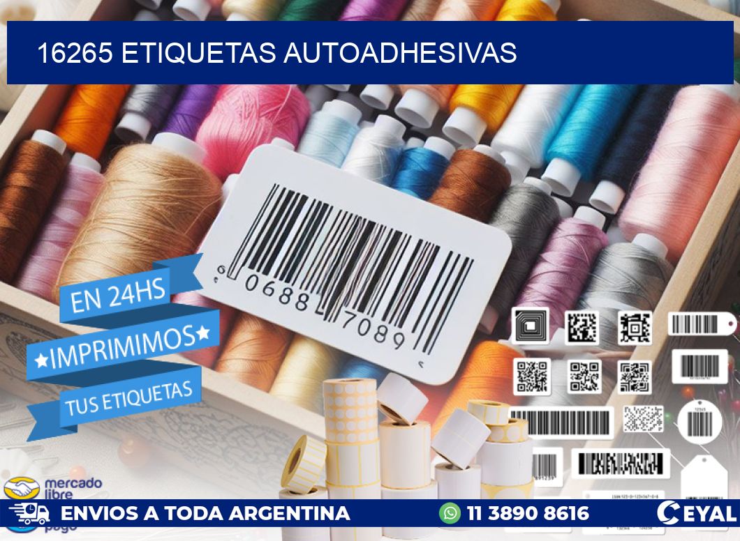 16265 ETIQUETAS AUTOADHESIVAS