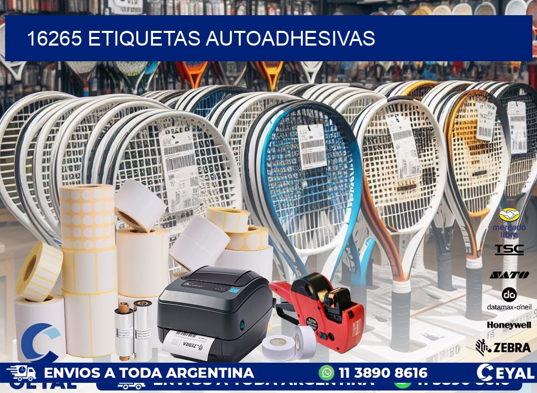 16265 ETIQUETAS AUTOADHESIVAS