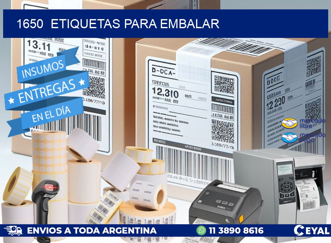 1650  ETIQUETAS PARA EMBALAR