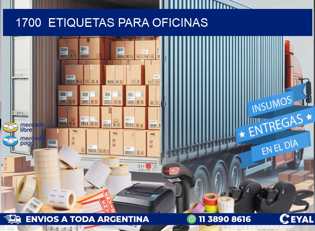 1700 ETIQUETAS PARA OFICINAS
