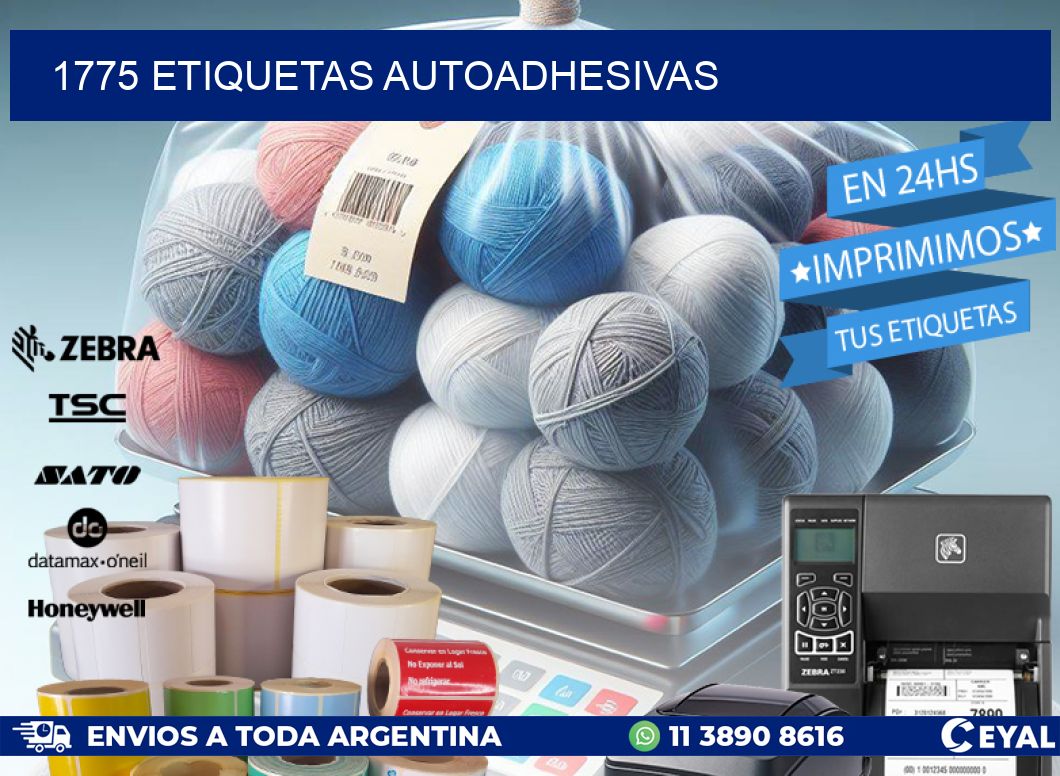 1775 ETIQUETAS AUTOADHESIVAS