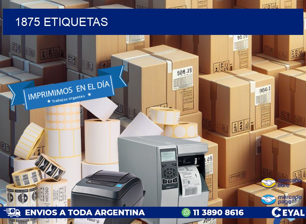 1875 ETIQUETAS