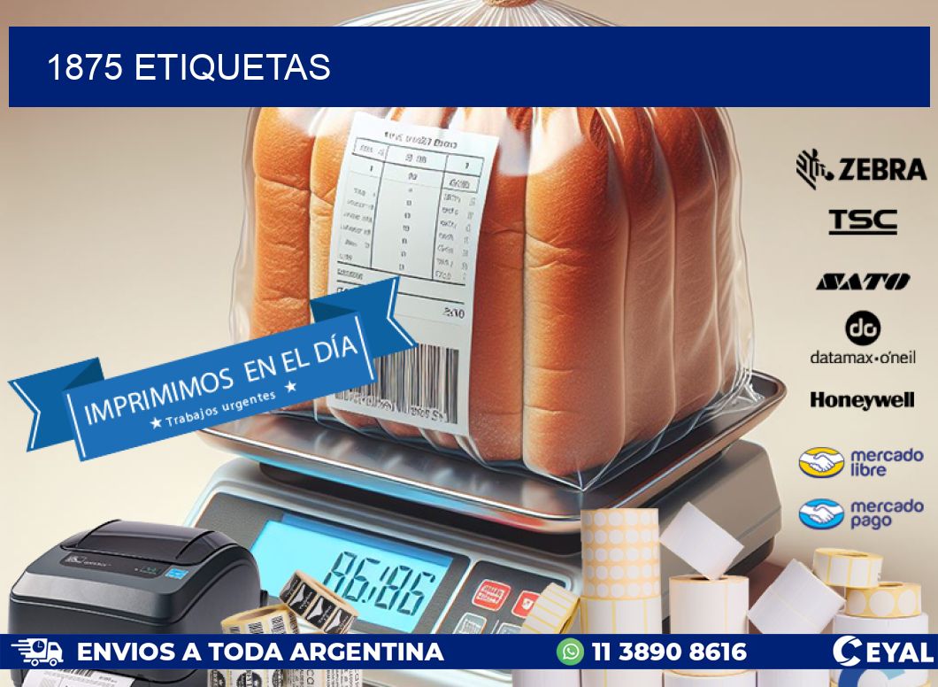 1875 ETIQUETAS