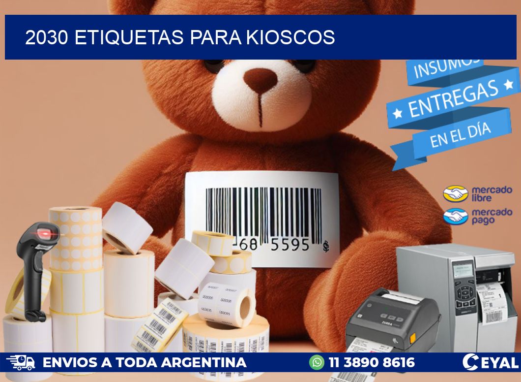 2030 ETIQUETAS PARA KIOSCOS