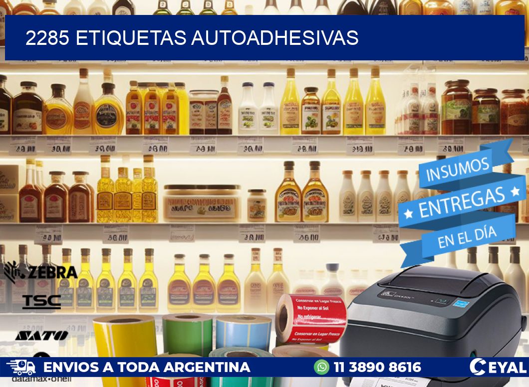 2285 ETIQUETAS AUTOADHESIVAS
