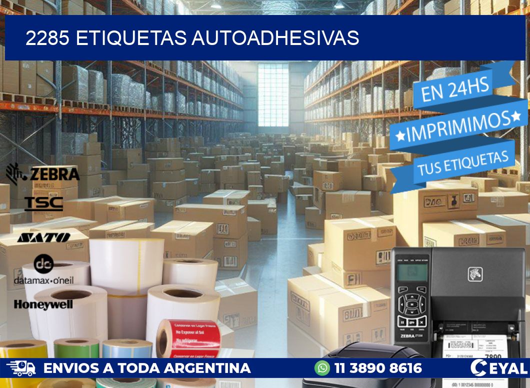 2285 ETIQUETAS AUTOADHESIVAS