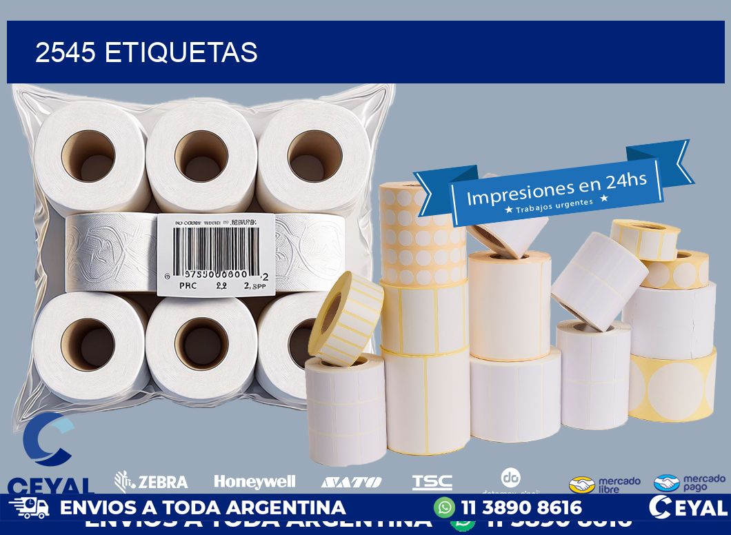 2545 ETIQUETAS