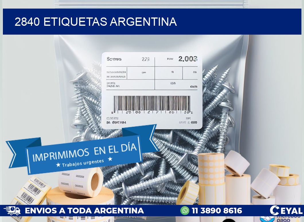 2840 ETIQUETAS ARGENTINA