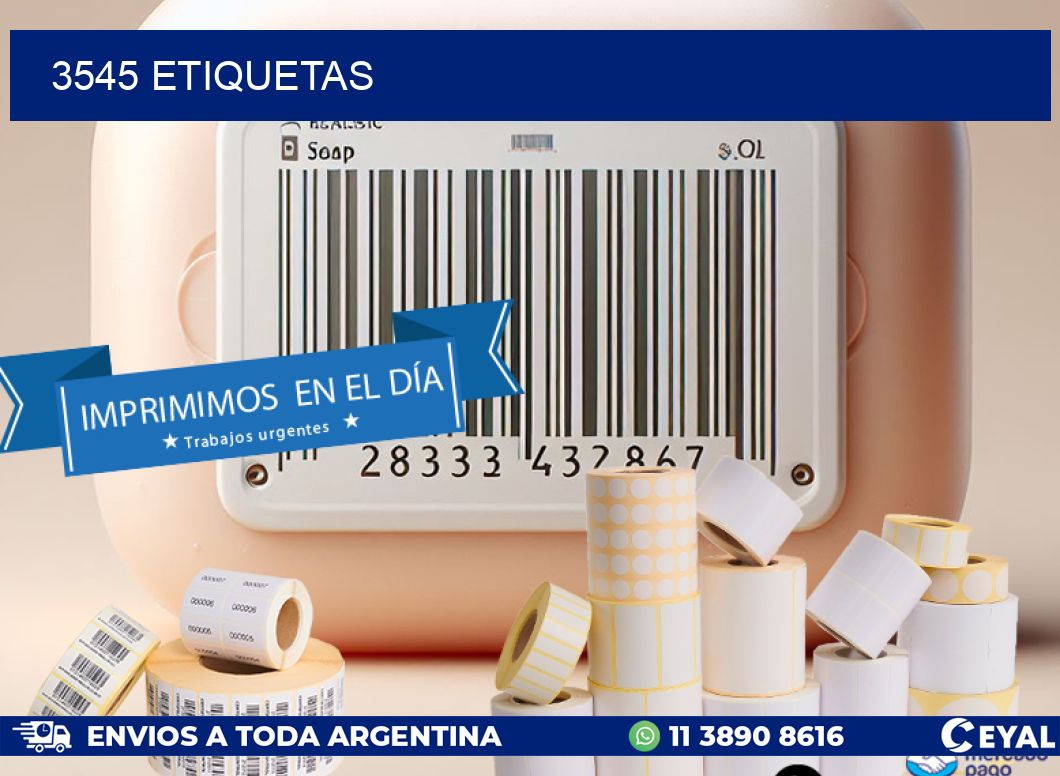 3545 ETIQUETAS