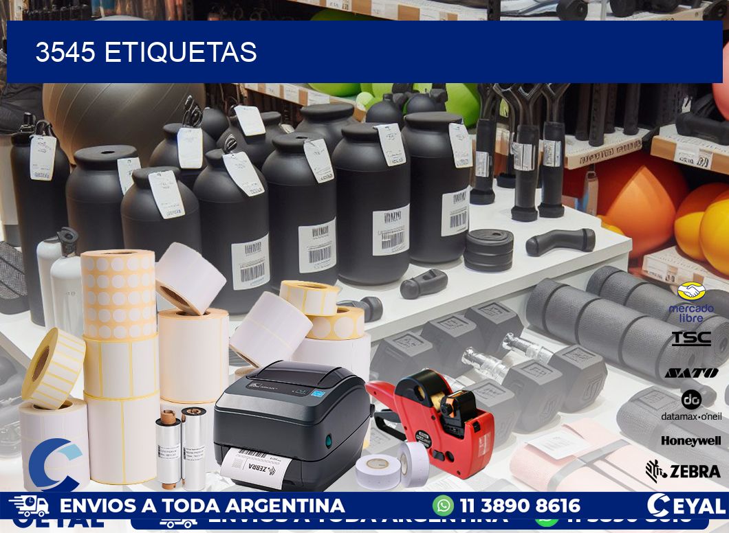 3545 ETIQUETAS