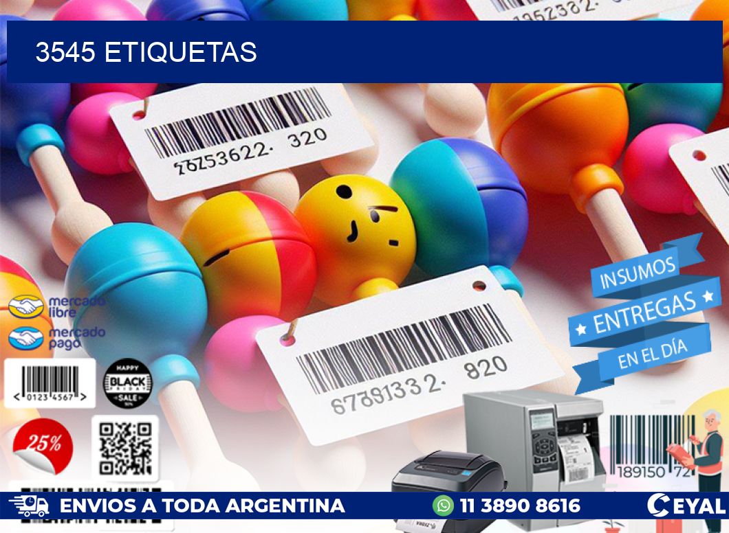 3545 ETIQUETAS