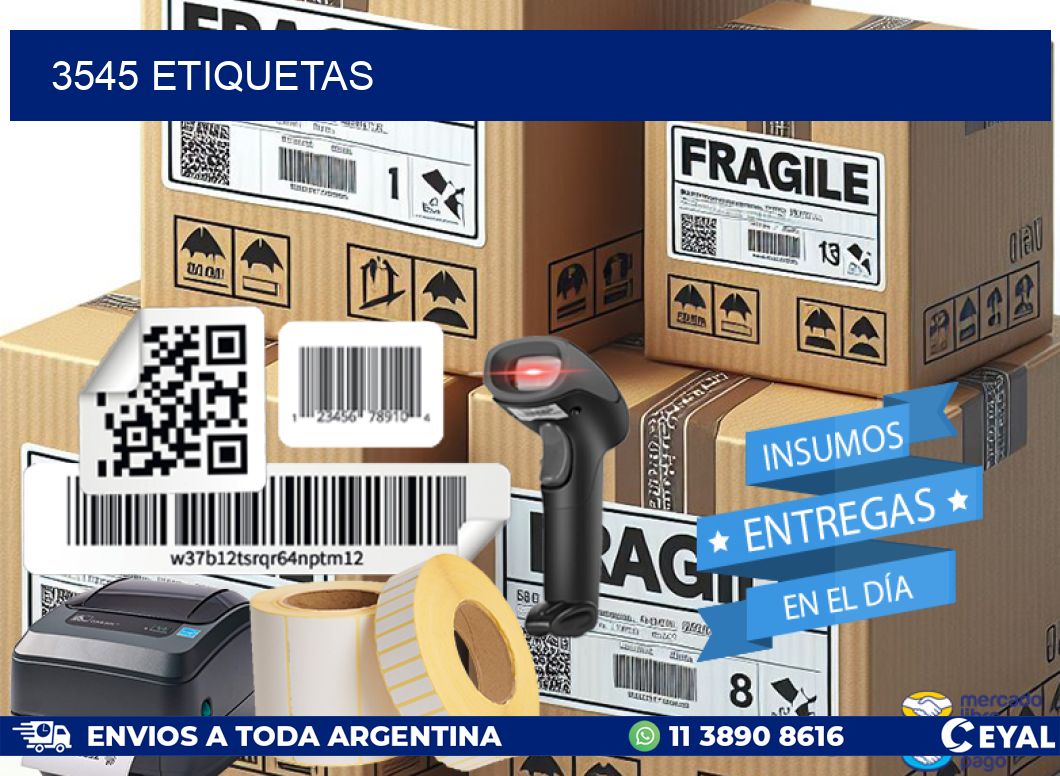 3545 ETIQUETAS