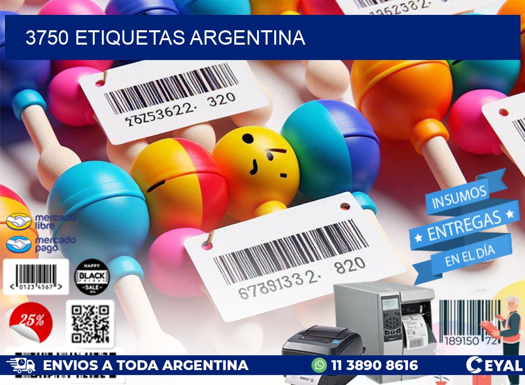 3750 ETIQUETAS ARGENTINA