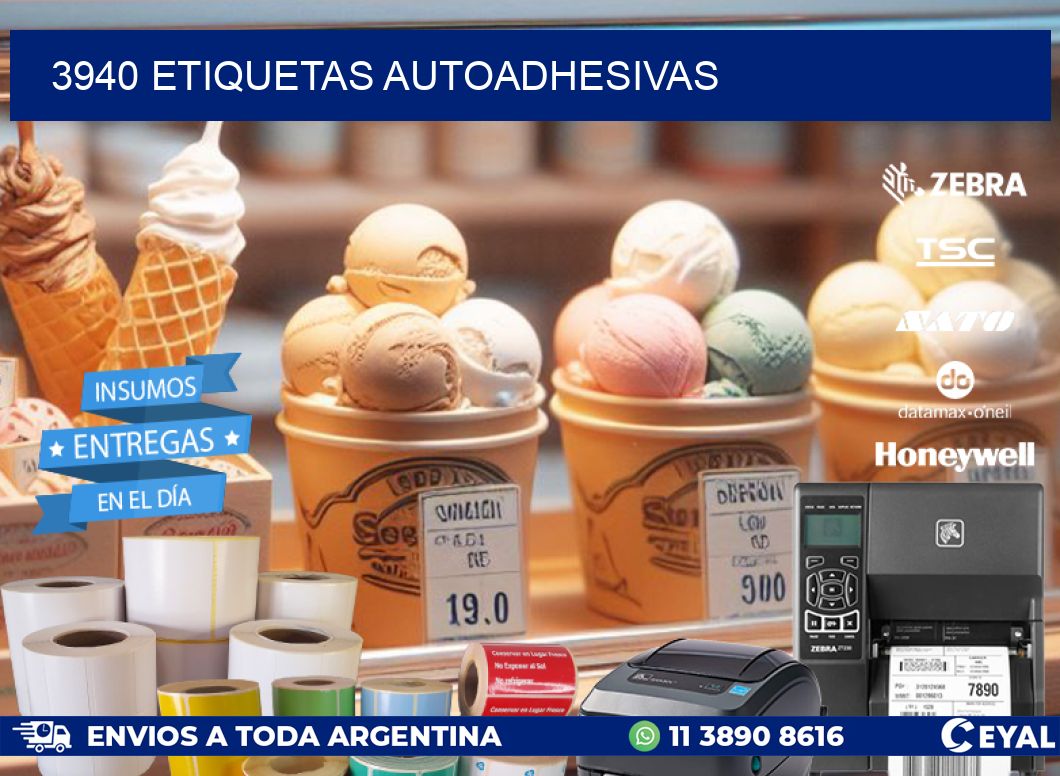 3940 ETIQUETAS AUTOADHESIVAS