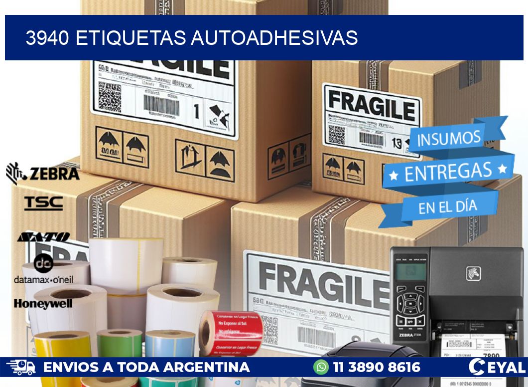 3940 ETIQUETAS AUTOADHESIVAS