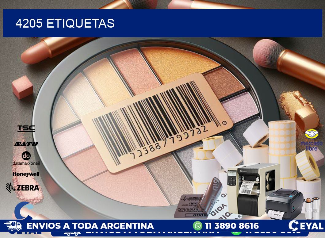 4205 ETIQUETAS