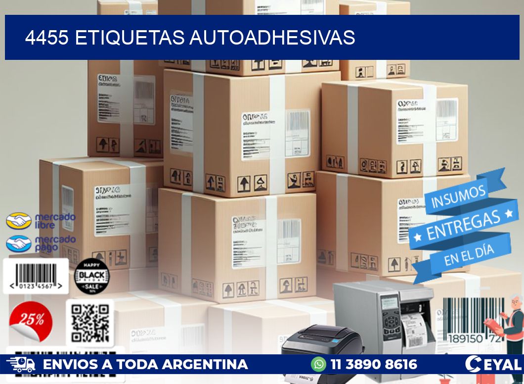 4455 ETIQUETAS AUTOADHESIVAS
