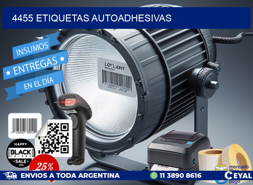 4455 ETIQUETAS AUTOADHESIVAS