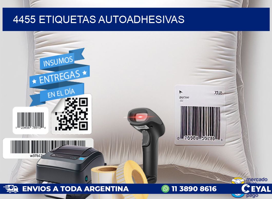 4455 ETIQUETAS AUTOADHESIVAS