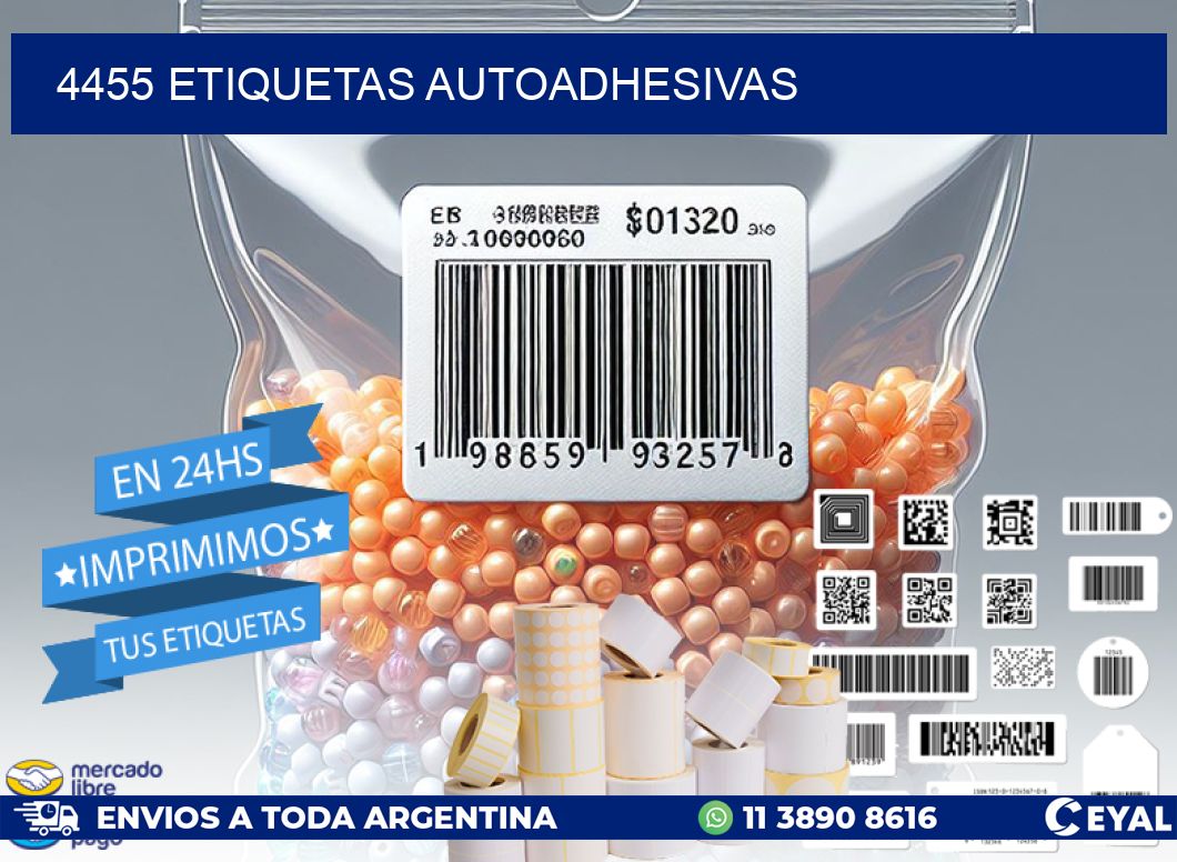 4455 ETIQUETAS AUTOADHESIVAS