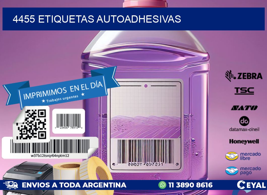 4455 ETIQUETAS AUTOADHESIVAS