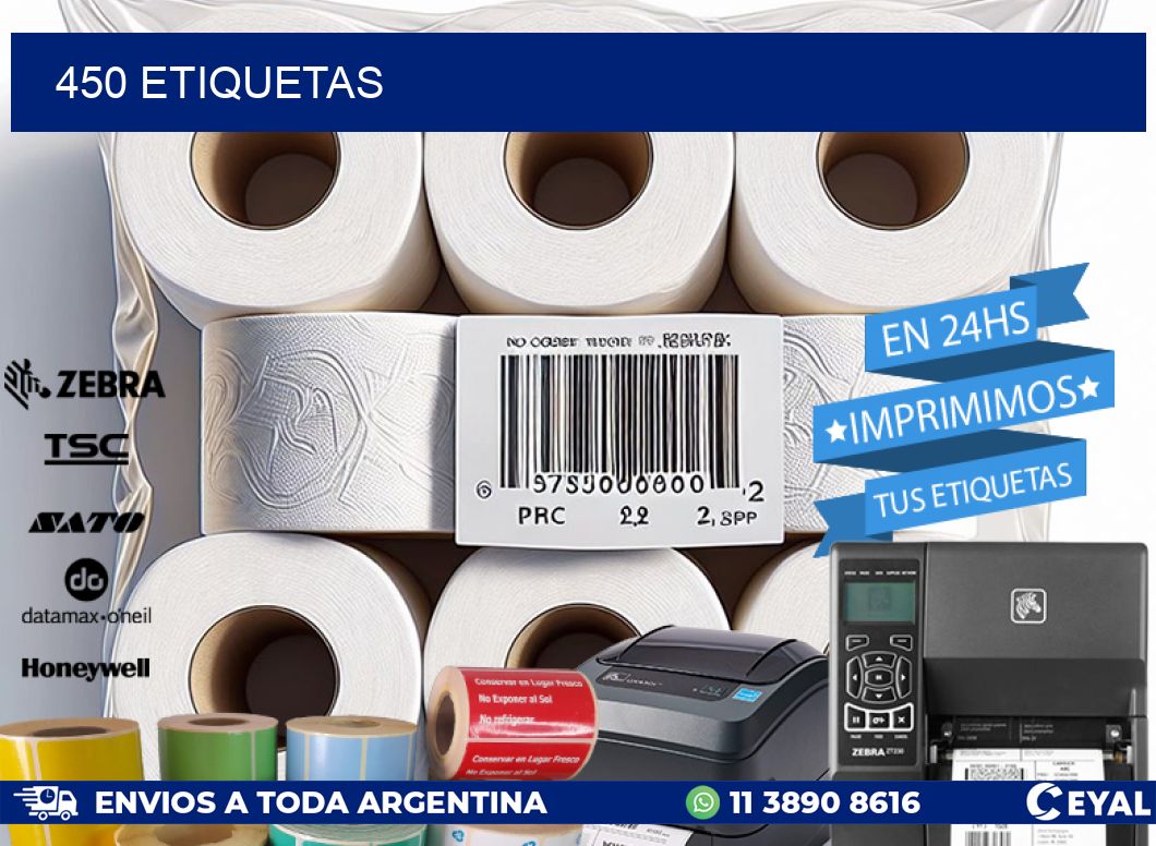 450 ETIQUETAS