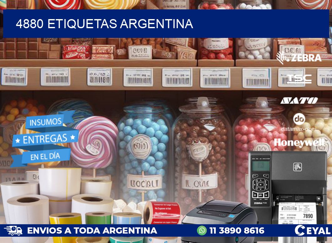4880 ETIQUETAS ARGENTINA