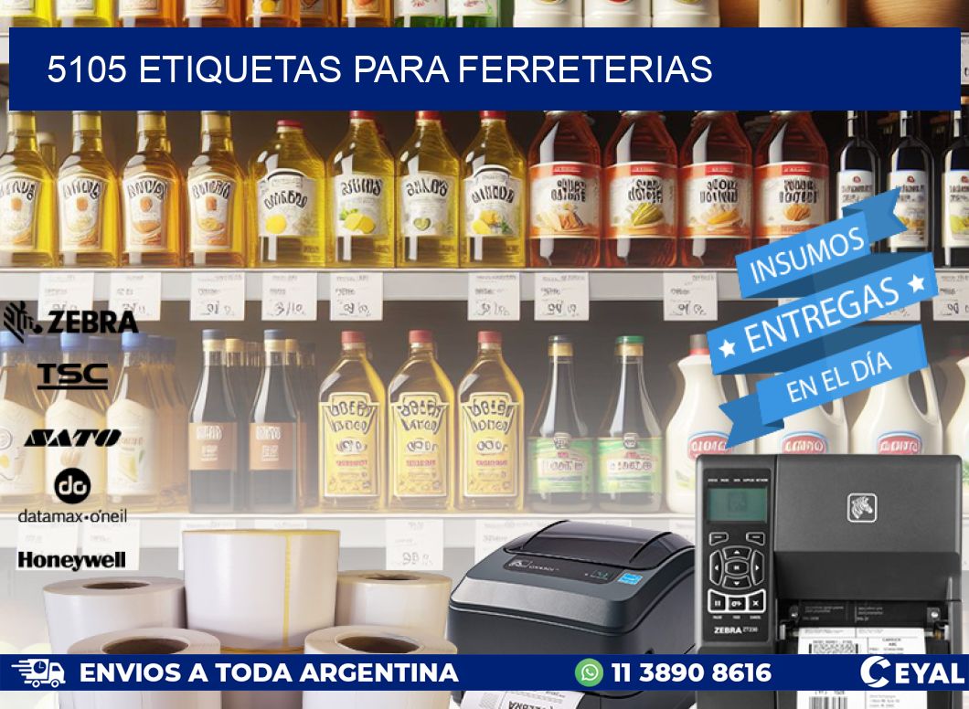 5105 ETIQUETAS PARA FERRETERIAS