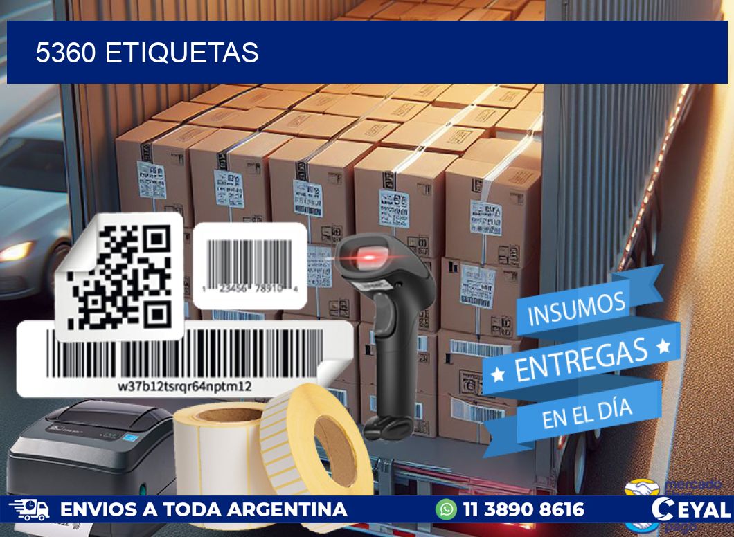 5360 ETIQUETAS