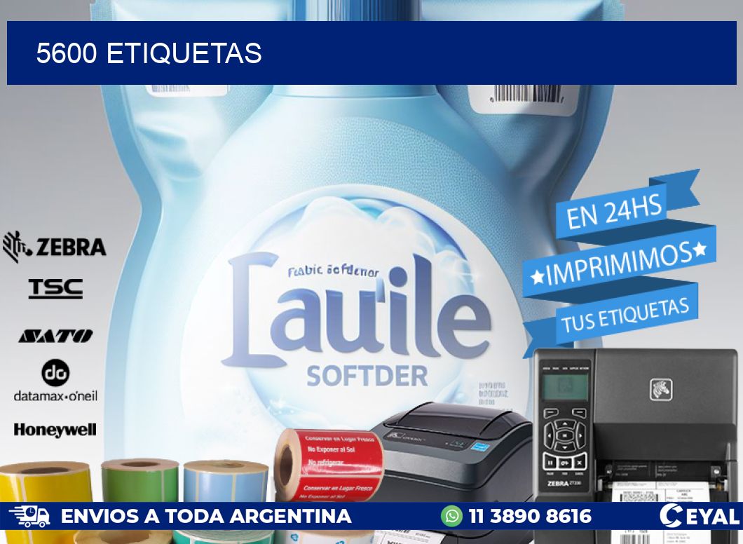 5600 ETIQUETAS