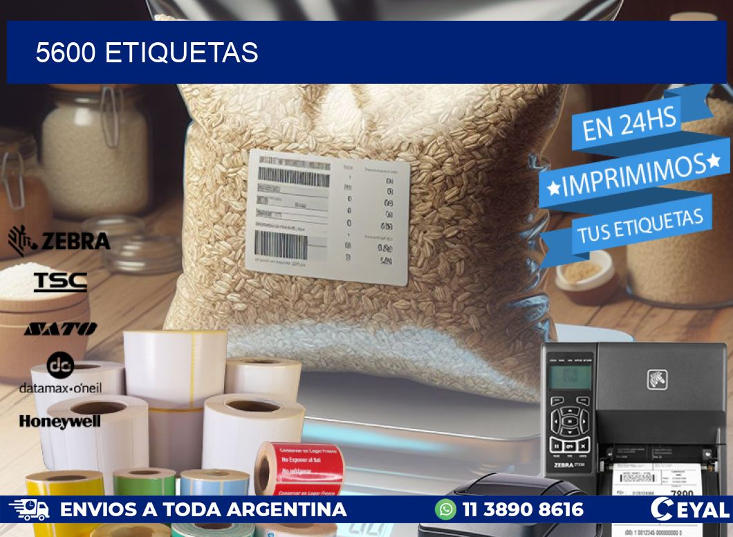 5600 ETIQUETAS