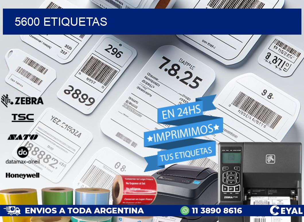5600 ETIQUETAS