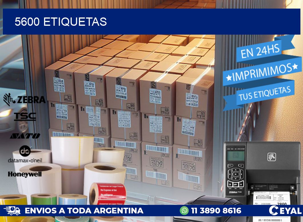 5600 ETIQUETAS