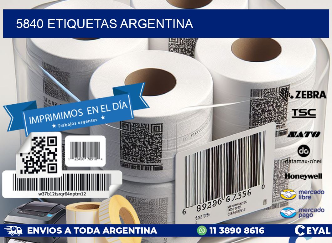 5840 ETIQUETAS ARGENTINA