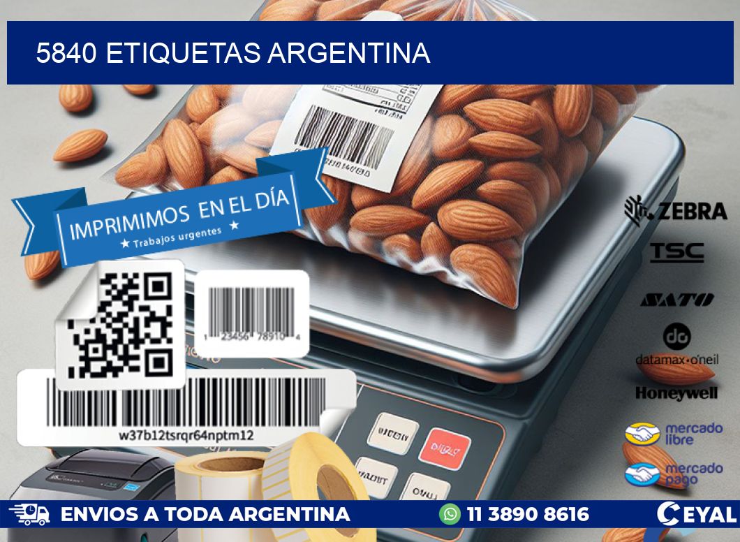 5840 ETIQUETAS ARGENTINA